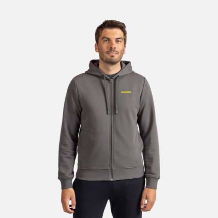 Hanorace - Hanorac barbati Rossignol Presset Full-Zip - Onyx grey