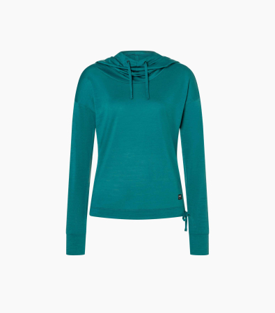 Hanorac dama cu merino SN-SUPERNATURAL - W FUNNEL HOODIE Pacific [1]