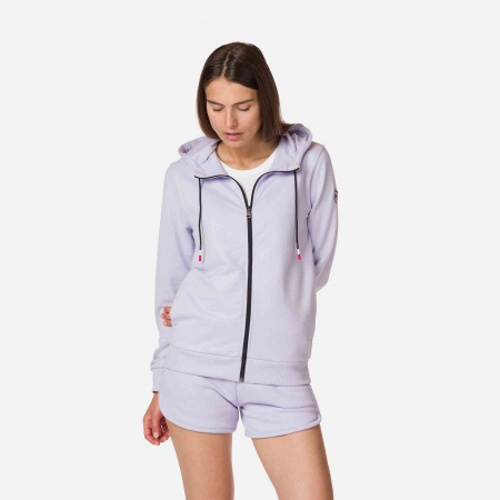 Femei - Hanorac dama Rossignol W LOGO SWEAT FZ HOOD FT Lavander grey