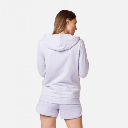 Hanorac dama Rossignol W LOGO SWEAT FZ HOOD FT Lavander grey [1]