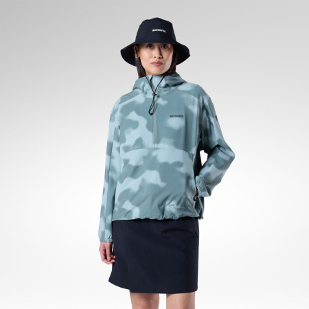 Hanorace - Hanorac dama Rossignol W STRETCH ANORAK - Sage Green Cloud