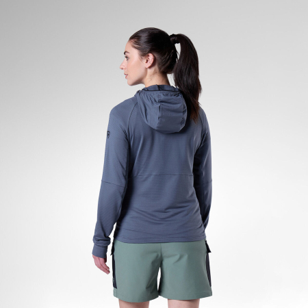 Hanorac dama Rossignol W TEXTURED HOODIE MID LAYER - Turbulence [2]