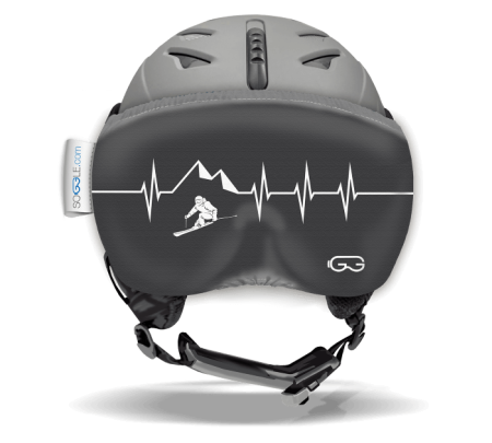 Huse ochelari  SOGGLE - Husa vizor SOGGLE heartbeat skier