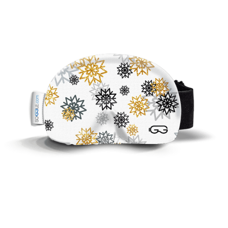 Huse ochelari  SOGGLE - Husa ochelari SOGGLE snowflakes white