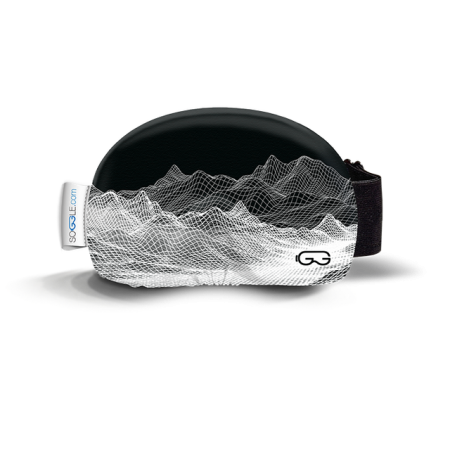 Huse ochelari  SOGGLE - Husa ochelari SOGGLE structure digital mountain grey/white