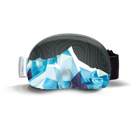 Huse ochelari  SOGGLE - Husa ochelari SOGGLE structure digital mountain blue