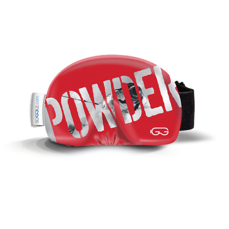 Huse ochelari  SOGGLE - Husa ochelari SOGGLE text powder red