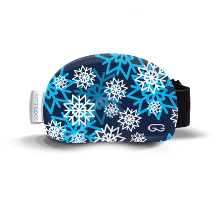 Huse ochelari  SOGGLE - Husa ochelari SOGGLE snowflakes blue