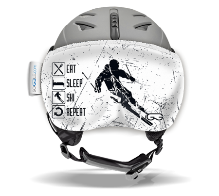 Huse ochelari  SOGGLE - Husa vizor SOGGLE black & white scratches