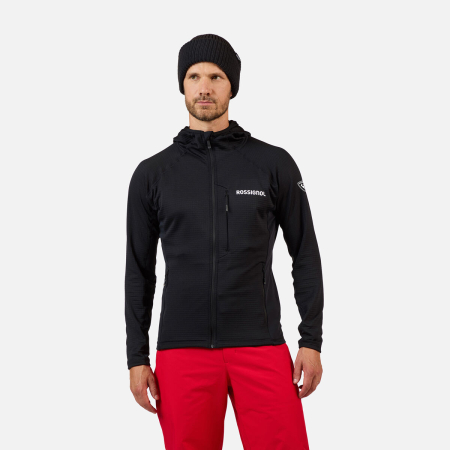 Jachete - Jacheta barbati Rossignol Blackside mix fzh fleece Black