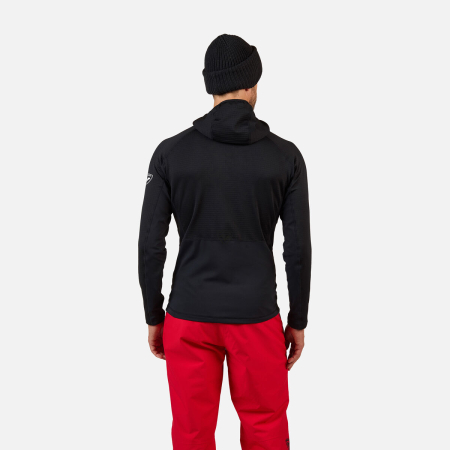 Jacheta barbati Rossignol Blackside mix fzh fleece Black [2]