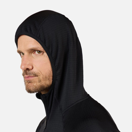 Jacheta barbati Rossignol Blackside mix fzh fleece Black [4]