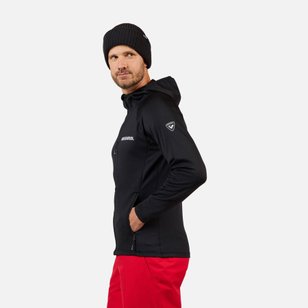 Jacheta barbati Rossignol Blackside mix fzh fleece Black [3]