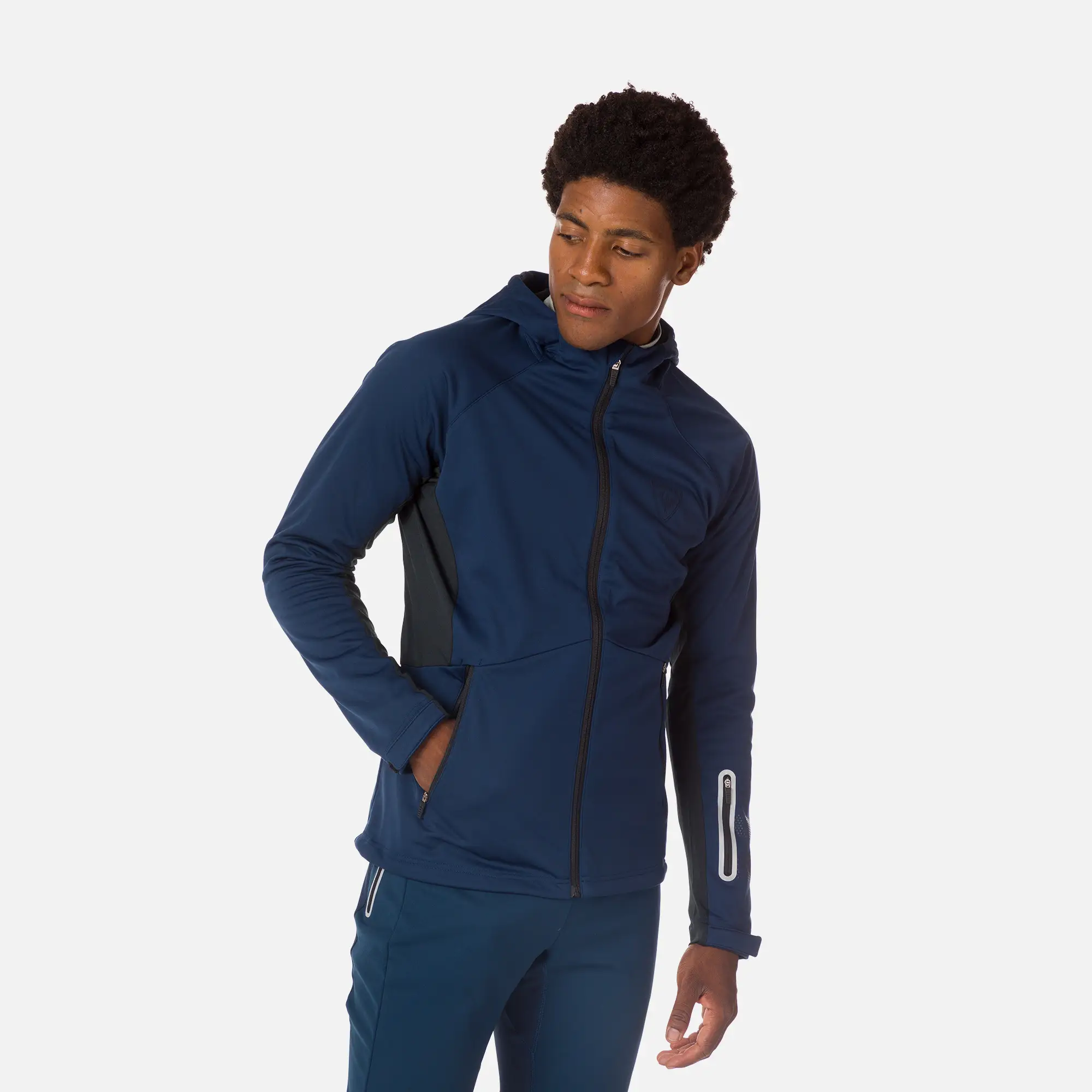 Jachete - Jacheta barbati Rossignol SOFTSHELL HOODIE Dark navy