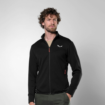 Jachete - Jacheta barbati Salewa PUEZ WAFFLE HYBRID POLARLITE Negru