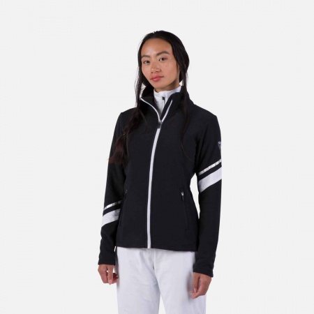 Mid Layere - Jacheta dama Rossignol W STRAWPILE FLEECE FZ Black
