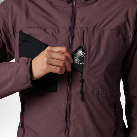 Jacheta dama Rossignol - W Venon active hoodie - Huckleberry [3]
