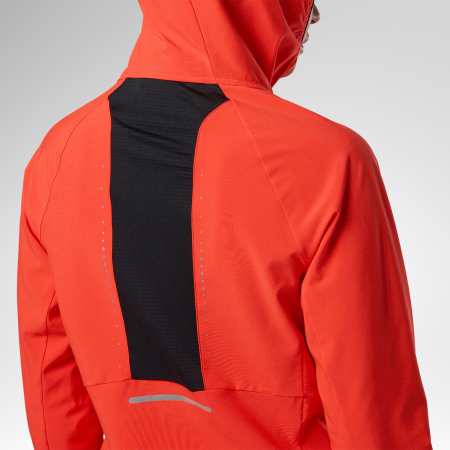 Jacheta dama Rossignol - W Venon wind hoodie - Neon red [5]