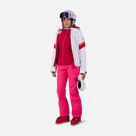 Jacheta dama Rossignol W STRAWPILE FLEECE FZ Ruby Red [7]