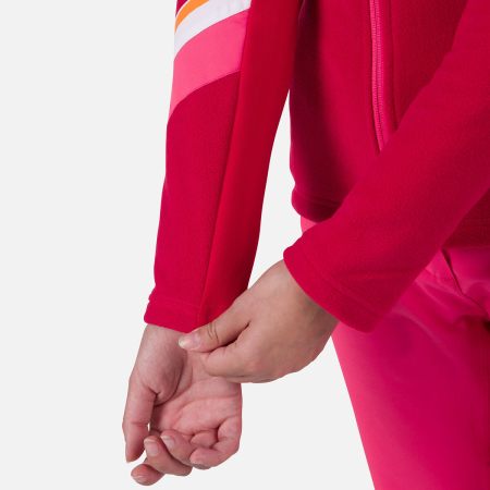 Jacheta dama Rossignol W STRAWPILE FLEECE FZ Ruby Red [4]