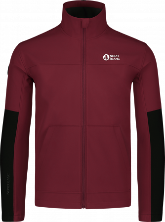 Jachete drumetie - Jacheta softshell barbati Nordblanc ENDEAVOR - plum red