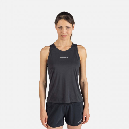 Tricouri drumetie - Maieu dama Rossignol W SAPA TANK - Black