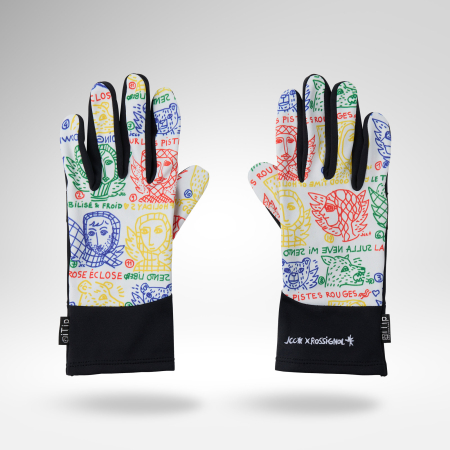 Designed by JC de Castelbajac - Manusi dama Rossignol JCC W Liner gloves Angels light