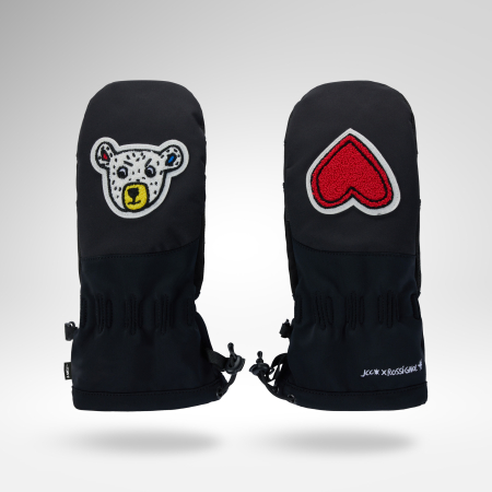 Designed by JC de Castelbajac - Manusi dama Rossignol JCC W Mittens r-shell dry Black