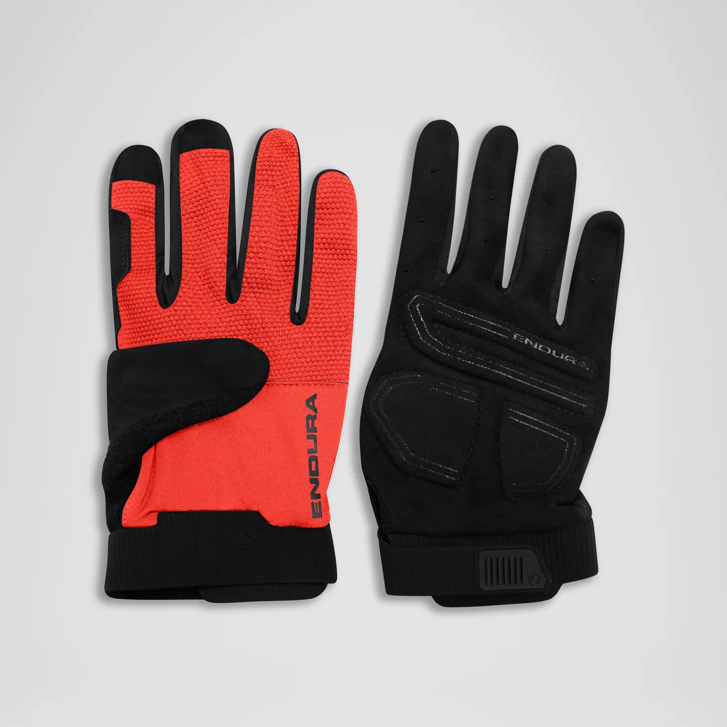 Accesorii - Manusi pentru bicicleta Endura LOOP FULL FINGER GLOVE - FLAME RED