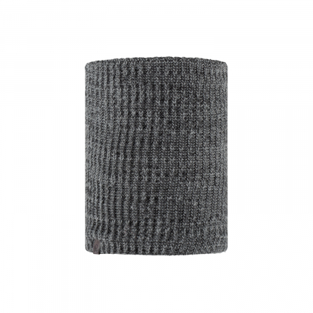 Neckwarmer Fleece crosetat Jarn grey heather [1]