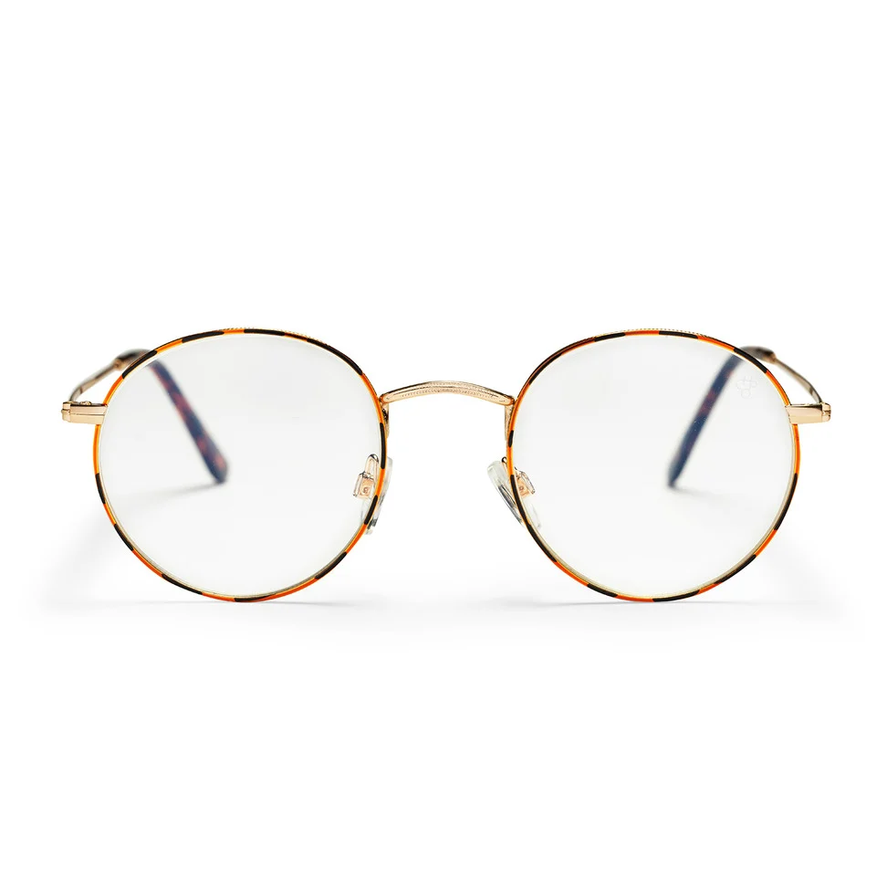 Ochelari de soare - Ochelari blue light CHPO Liam - Gold / transparent mirror