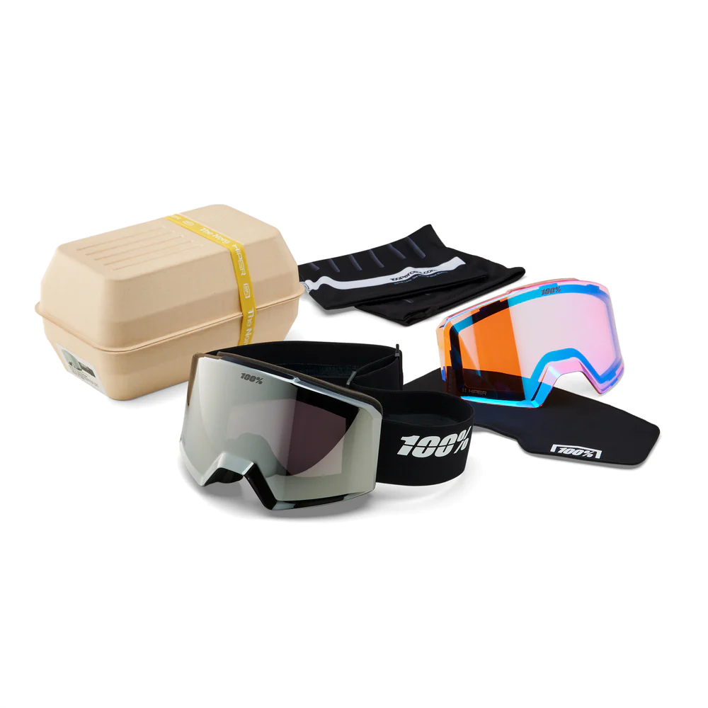Ochelari schi 100% - SNOWCRAFT HiPER Goggle Cement - Mirror Copper Lens [2]