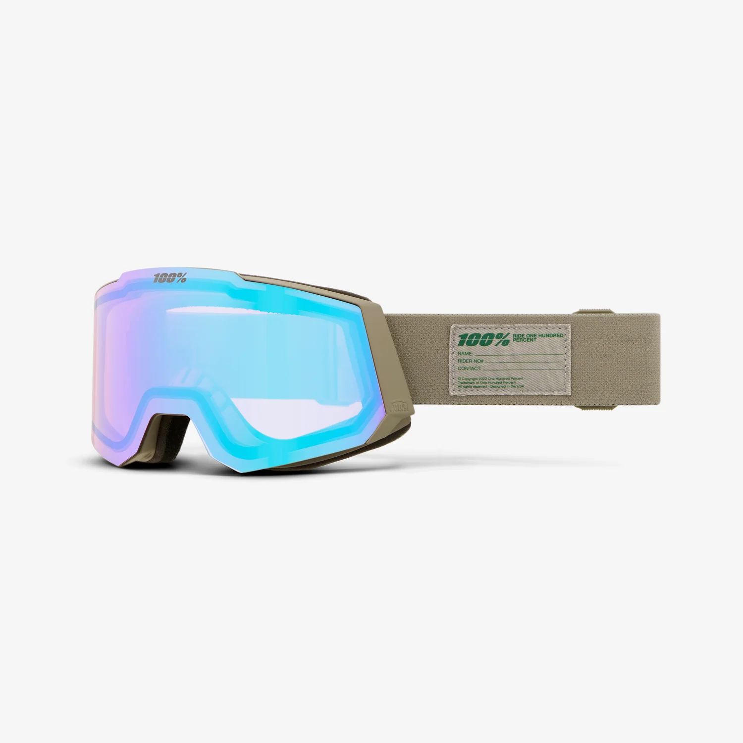 Ochelari schi 100% - SNOWCRAFT HiPER Goggle Cement - Mirror Copper Lens [1]