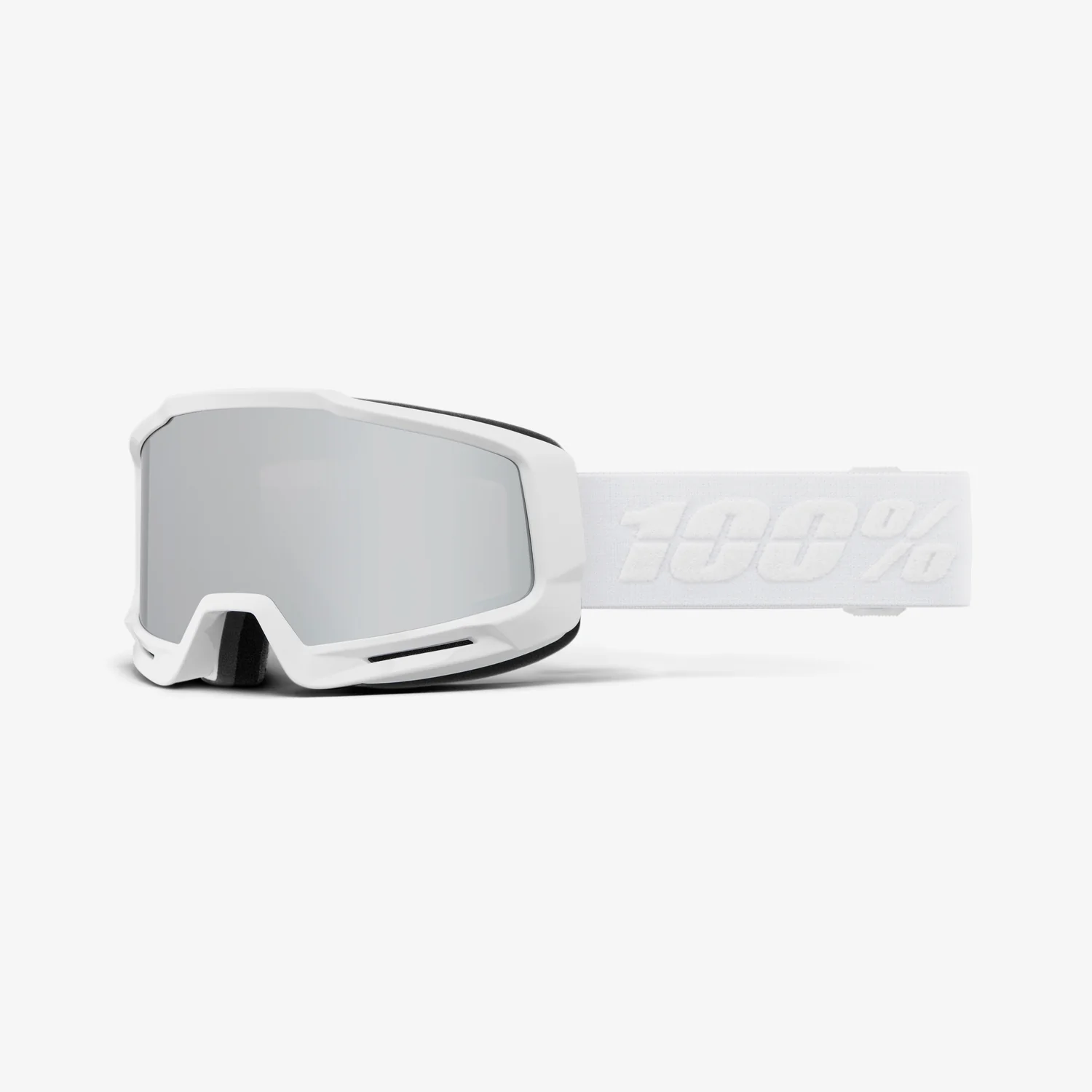 Ochelari de schi - Ochelari schi 100% - OKAN HiPER Goggle White/Silver - Mirror Silver Lens