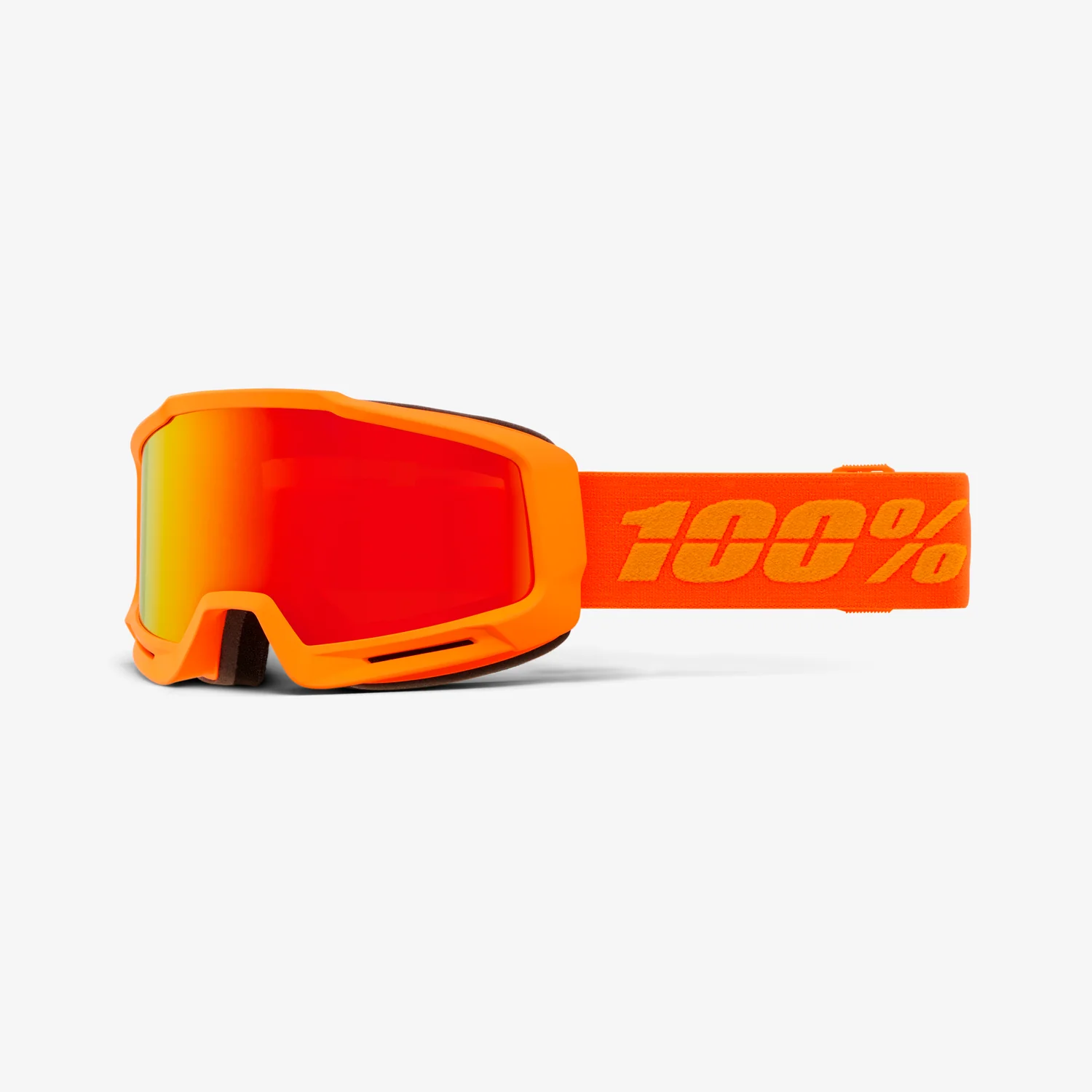 Ochelari de schi - Ochelari schi 100% - OKAN HiPER Goggle Fluo Orange - Mirror Red Lens