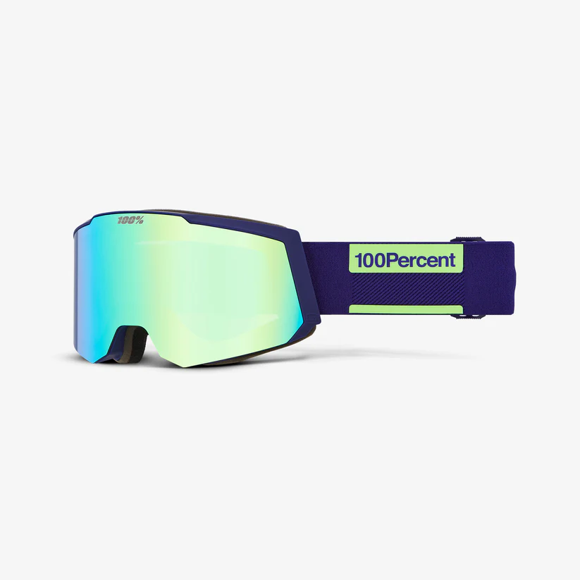 Ochelari de schi - Ochelari schi 100% - OKAN HiPER White/Turquoise - Mirror Turquoise Lens