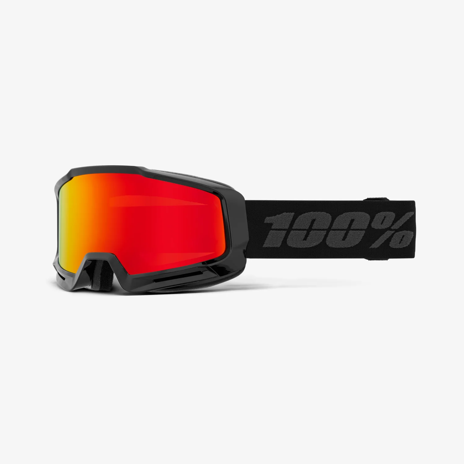 Ochelari de schi - Ochelari schi 100% - OKAN HiPER Goggle Black/Red - Mirror Red Lens