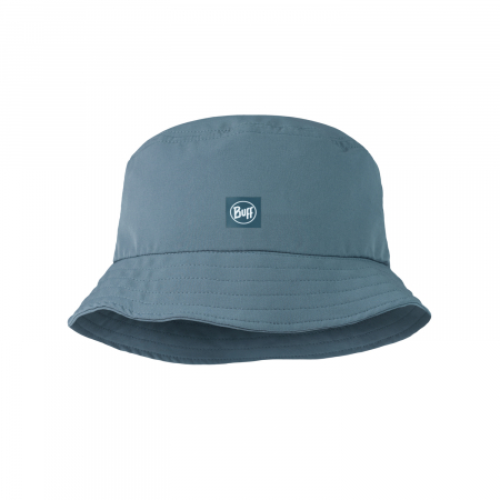 Palarii de drumetie - Pălărie BUFF Adventure bucket SOLID Stone Blue