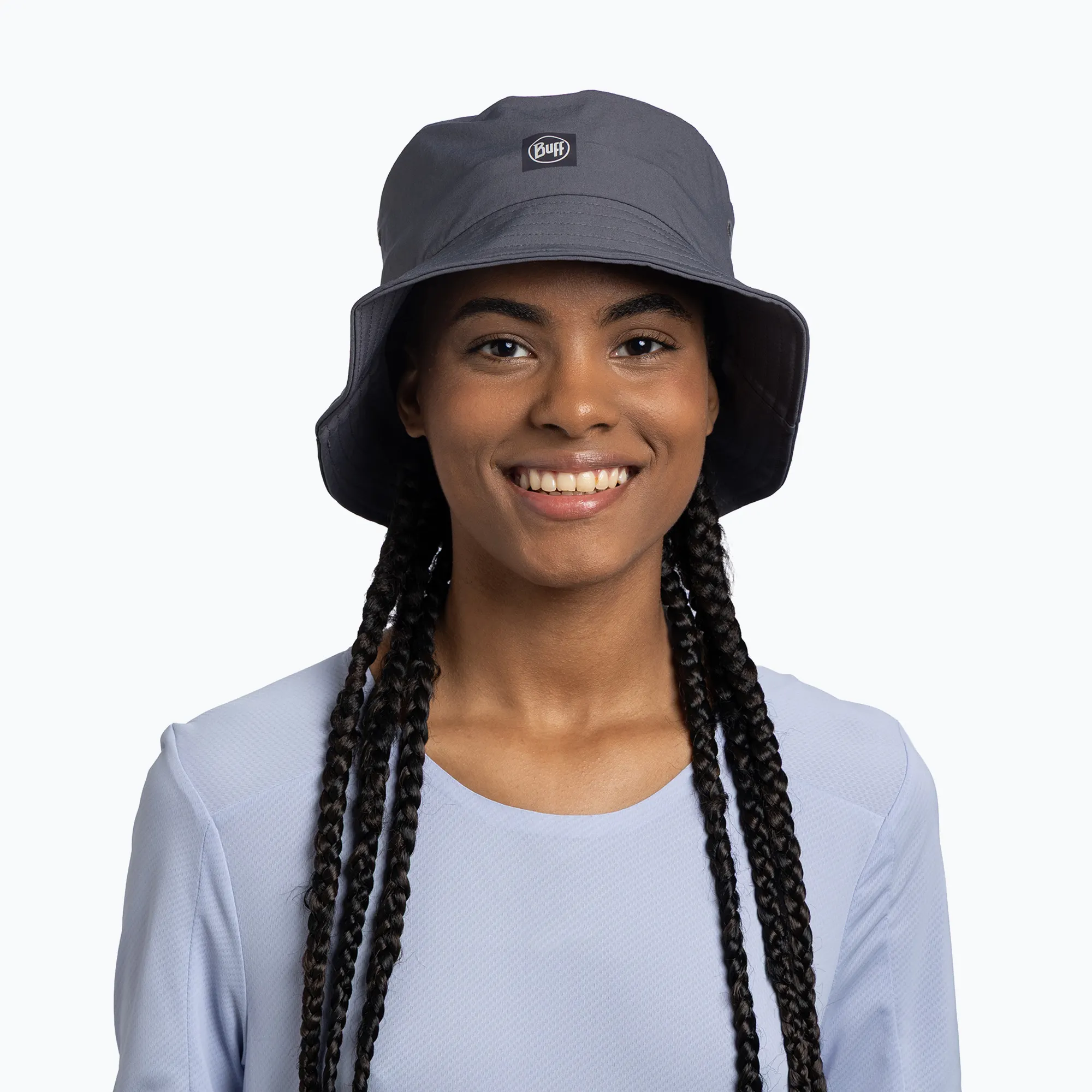Produse BUFF - Pălărie BUFF Adventure bucket SOLID ASH