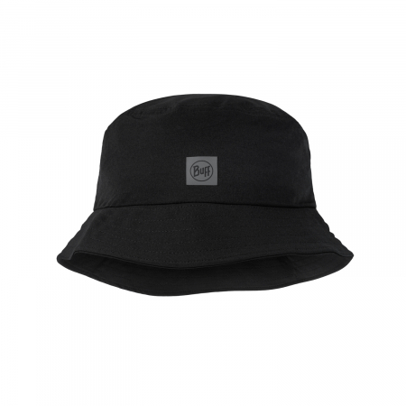 Palarii de drumetie - Pălărie BUFF Adventure bucket SOLID Black