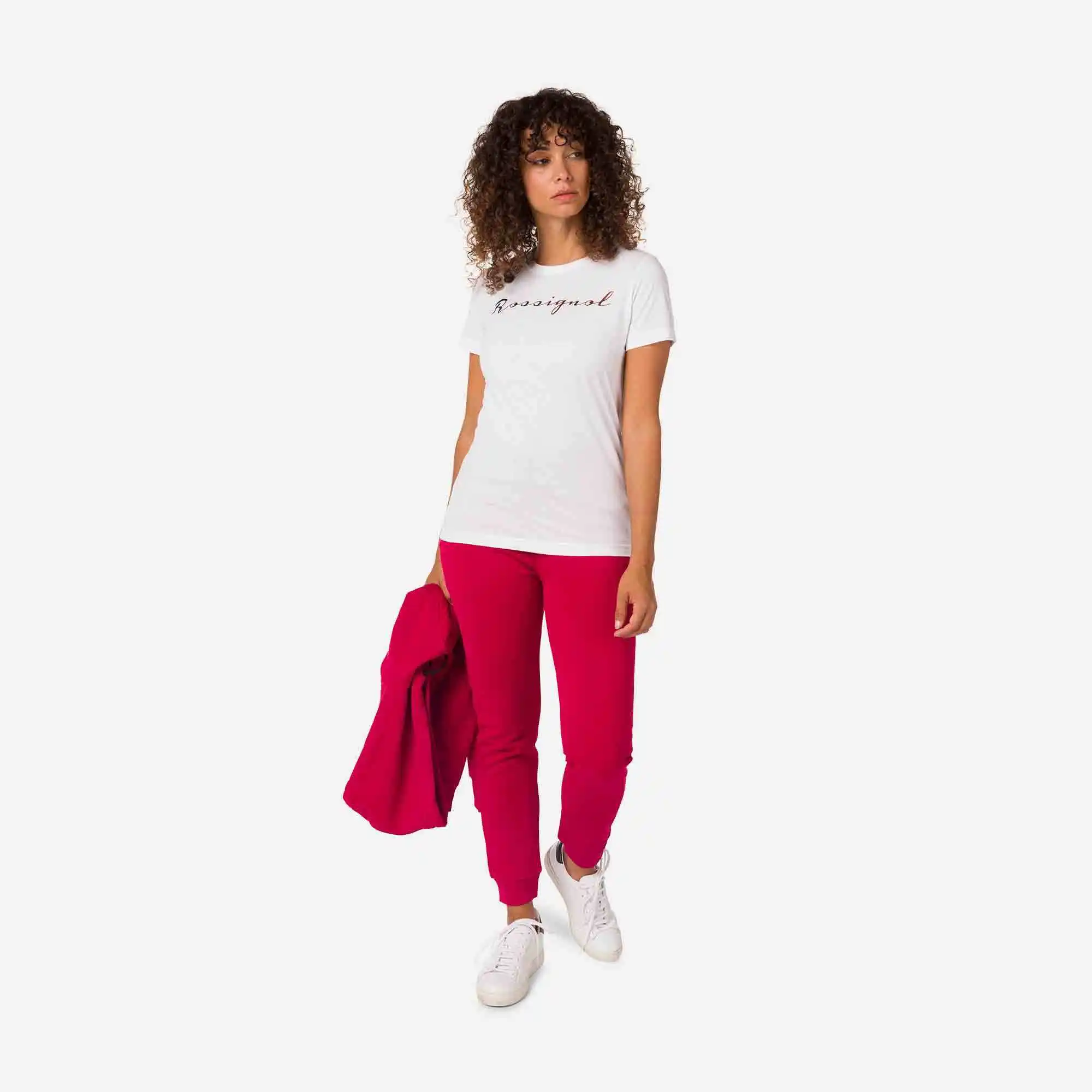 Pantaloni dama Rossignol W LOGO Cherry [5]