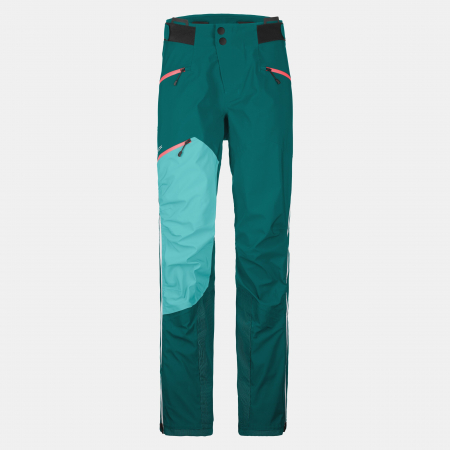 Pantaloni - Pantaloni dama Hardshell Ortovox WESTALPEN 3L DERMIZAX NX - pacific green