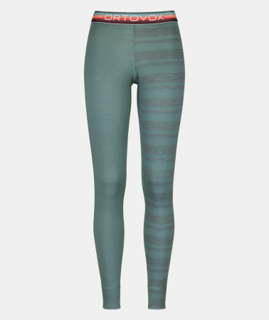 First Layere - Pantaloni de corp dama Ortovox - 185 Merino Rock N Wool - Arctic grey