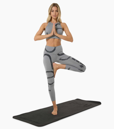 Pantaloni de corp dama SN super.natural W CAPITAL LOGO TIGHTS Cashmere Grey Melange/Jet Black [3]