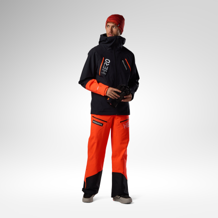 Pantaloni schi barbati Rossignol M Hero evader 2.0 -3L shell - Neon red [7]