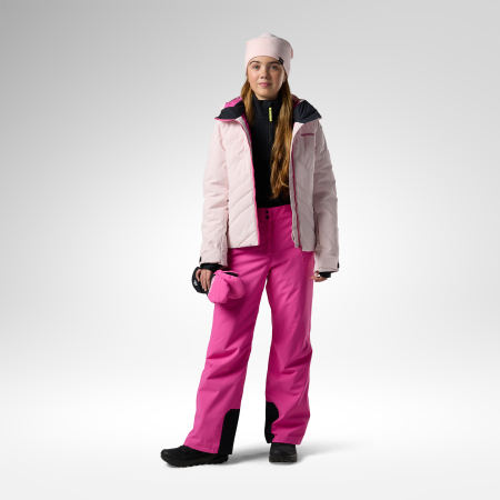 Pantaloni schi copii Rossignol GIRL insulated - Electric fuchsia [6]