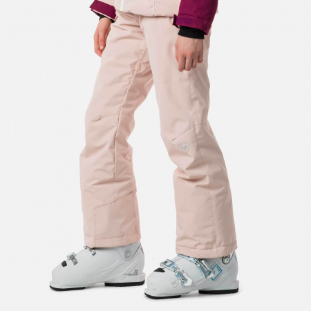 Pantaloni schi copii Rossignol GIRL SKI Powder pink [0]