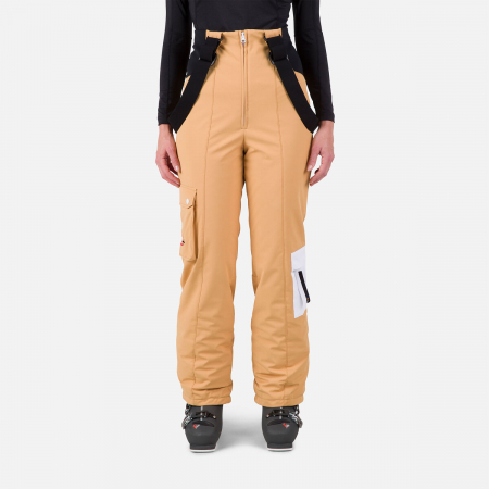 Pantaloni schi dama Rossignol JCC W BIB INSULATED - Beige mountain [2]