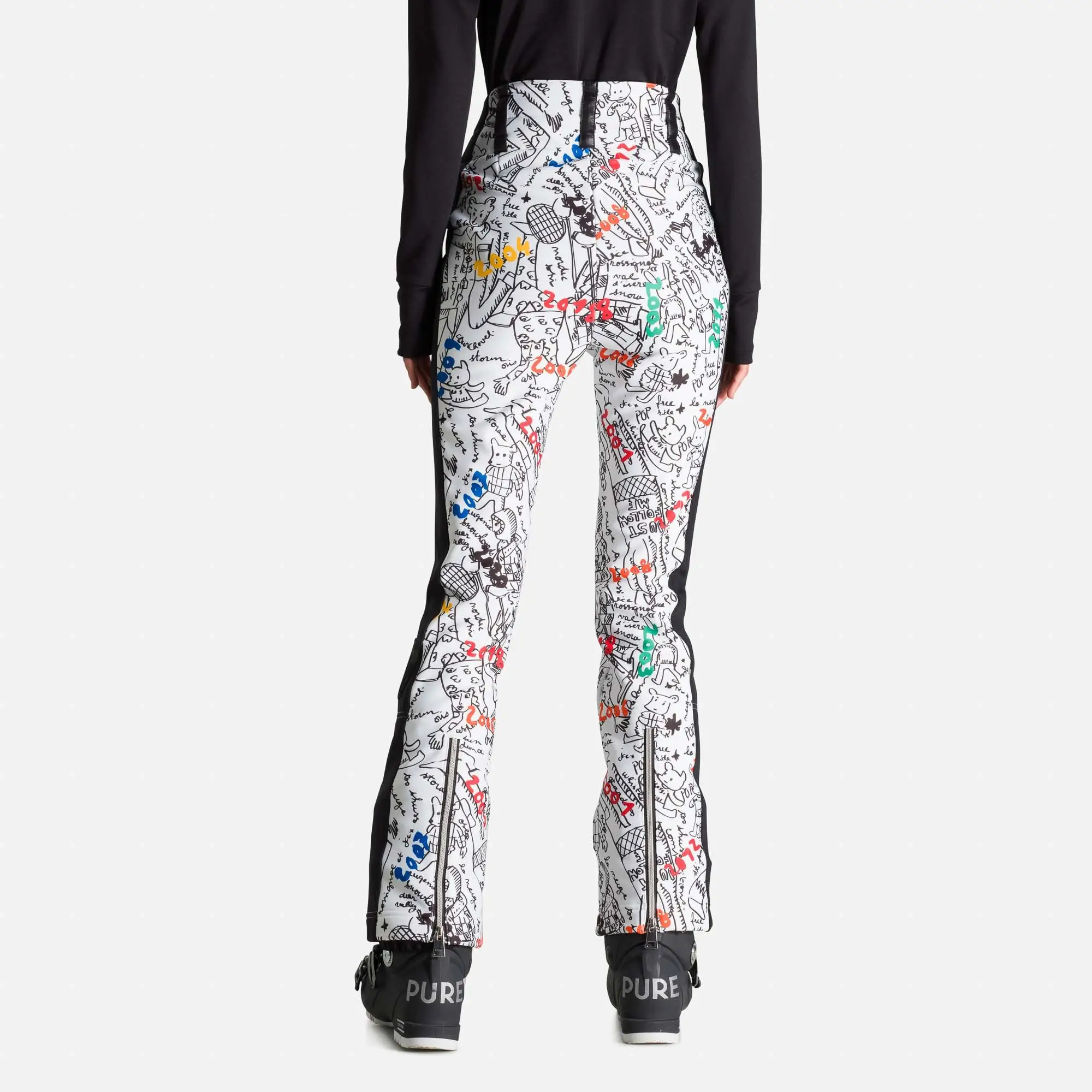 Pantaloni schi dama Rossignol JCC W BRADY Print soft Galaxy [2]