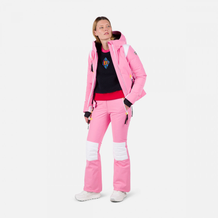 Pantaloni schi dama Rossignol JCC W PILOT STR - New pink [3]